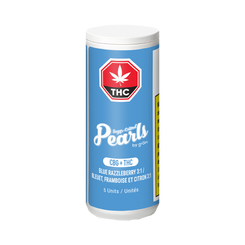 Link to Pearls by grön Blue Razzleberry 3:1 CBG:THCSoft Chews