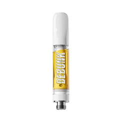 Link to DEBUNK Live Resin Blueberry Kush 510 Vape Cartridge