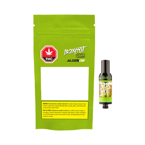 BOXHOT 1000 Alien OG 510 Vape Cartridge - BOXHOT 1000 Alien OG 510 Vape Cartridge