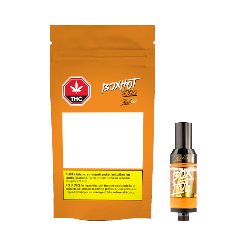 BOXHOT 1000 Peach OG 510 Vape Cartridge - BOXHOT 1000 Peach OG 510 Vape Cartridge