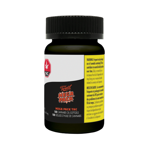 Tweed Mega Packs THC Capsules - Tweed Mega Packs THC Capsules