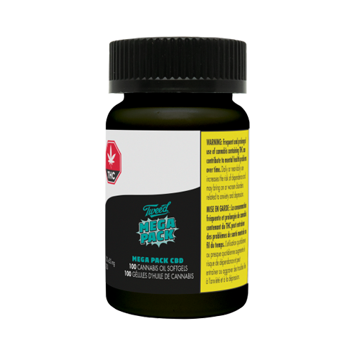 Tweed Mega Packs CBD Capsules - Tweed Mega Packs CBD Capsules