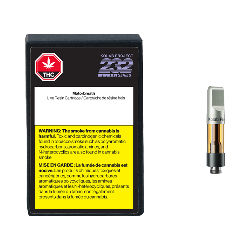 Kolab Motorbreath Pure Live Resin 510 Vape Cartridge - Kolab Motorbreath Pure Live Resin 510 Vape Cartridge