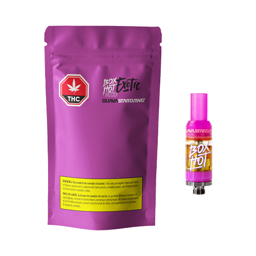 BOXHOT Exotic Guava Stardawg 510 Vape Cartridge - BOXHOT Exotic Guava Stardawg 510 Vape Cartridge