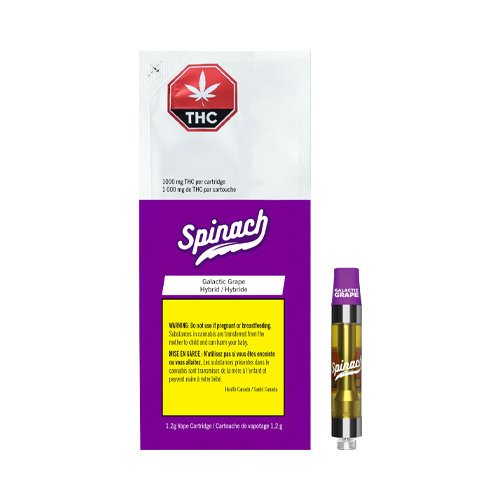 Spinach Galactic Grape 510 Vape Cartridge - Spinach Galactic Grape 510 Vape Cartridge