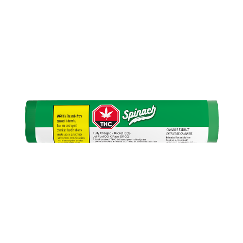 Spinach Fully Charged Rocket Icicle Infused Pre-Roll - Spinach Fully Charged Rocket Icicle Infused Pre-Roll