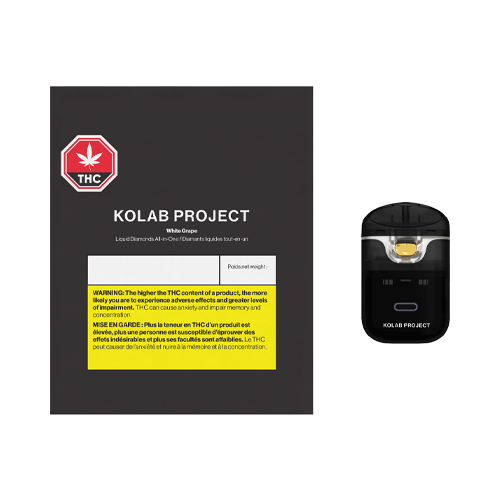 Kolab White Grape Liquid Diamonds Disposable Vape | CannabisNL Kolab White Grape Liquid Diamonds Disposable Vape | CannabisNL