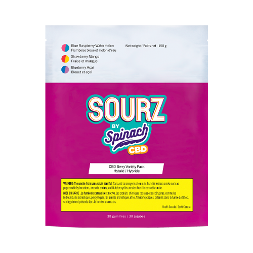 Spinach SOURZ CBD Berry Variety Pack Soft Chews - Spinach SOURZ CBD Berry Variety Pack Soft Chews