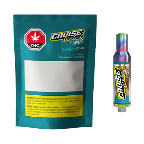 Cruise Control by BOXHOT Couch Lock Kush THC+CBN 510 Vape Cartridge - Cruise Control by BOXHOT Couch Lock Kush THC+CBN 510 Vape Cartridge