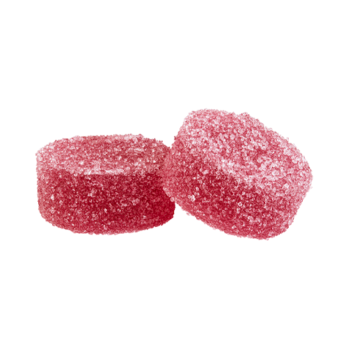 Edison Sonics Red Razz Chiller 1:1 CBD+THC Indica Nano Soft Chews - Edison Sonics Red Razz Chiller 1:1 CBD+THC Indica Nano Soft Chews