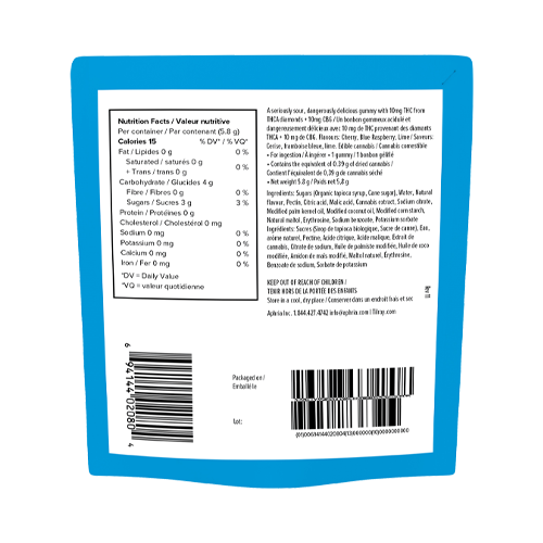 XMG Atomic Sours Very Berry Rocket Soft Chews - XMG Atomic Sours Very Berry Rocket Soft Chews