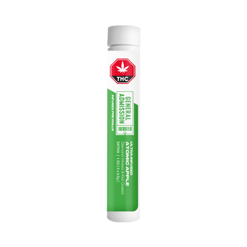 General Admission Atomic Apple Diamond Infused Pre-Roll - General Admission Atomic Apple Diamond Infused Pre-Roll
