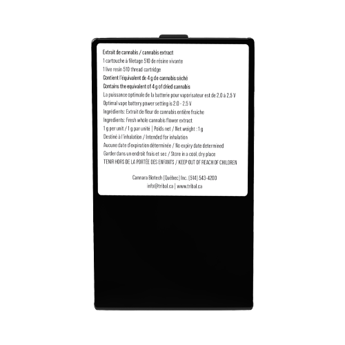 Tribal Cuban Linx Live Resin 510 Vape Cartridge - Tribal Cuban Linx Live Resin 510 Vape Cartridge