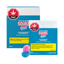 Link to Spinach Sourz Fully Blasted Blue Raspberry Watermelon Soft Chews