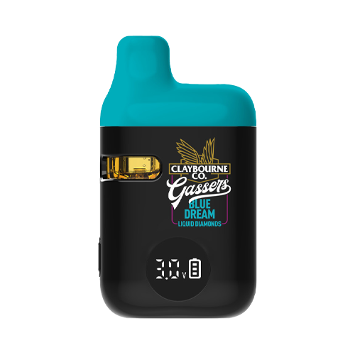 Claybourne Gassers Blue Dream Liquid Diamonds Disposable Vape