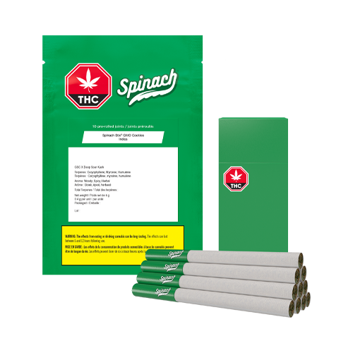 Spinach STIX GMO Cookies Pre-Roll - Spinach STIX GMO Cookies Pre-Roll