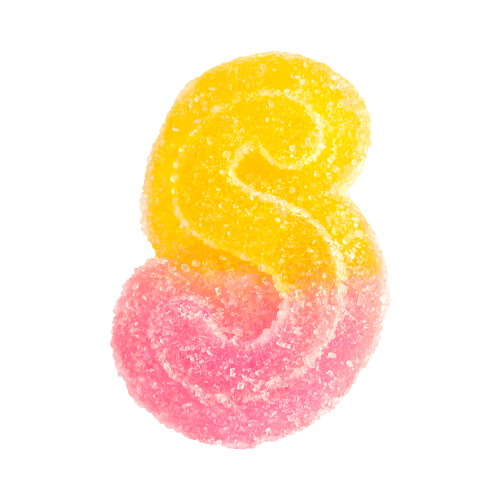 Spinach SOURZ Fully Blasted Pink Lemonade Soft Chews - Spinach SOURZ Fully Blasted Pink Lemonade Soft Chews