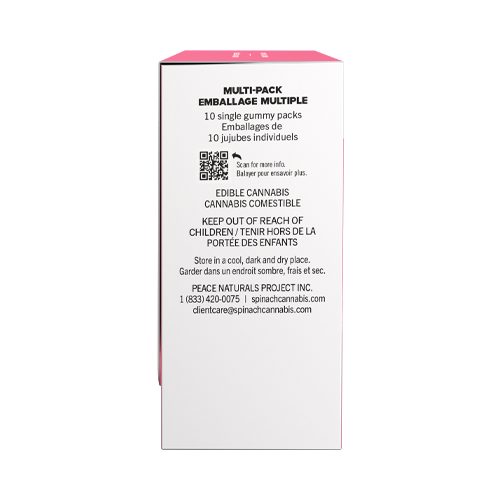 Spinach SOURZ Fully Blasted Pink Lemonade Soft Chews - Spinach SOURZ Fully Blasted Pink Lemonade Soft Chews