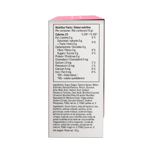 Spinach SOURZ Fully Blasted Pink Lemonade Soft Chews - Spinach SOURZ Fully Blasted Pink Lemonade Soft Chews