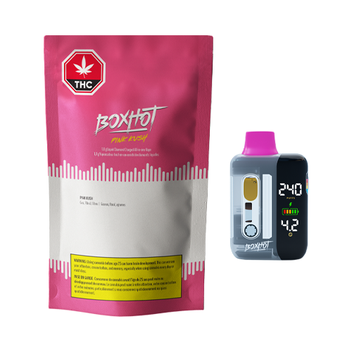 BOXHOT Liquid Diamond Charged Pink Kush Disposable Vape - BOXHOT Liquid Diamond Charged Pink Kush Disposable Vape