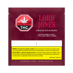Link to Lord Jones Salted Caramel Crunch 1:1 THC|CBD Chocolates